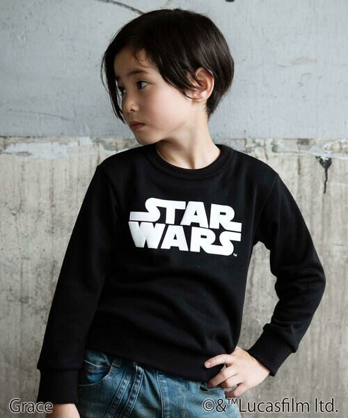 WASK / ワスク スウェット | 【STAR WARS】R2-D2 & C-3PO / プリントトレーナー (100~160cm) | 詳細2