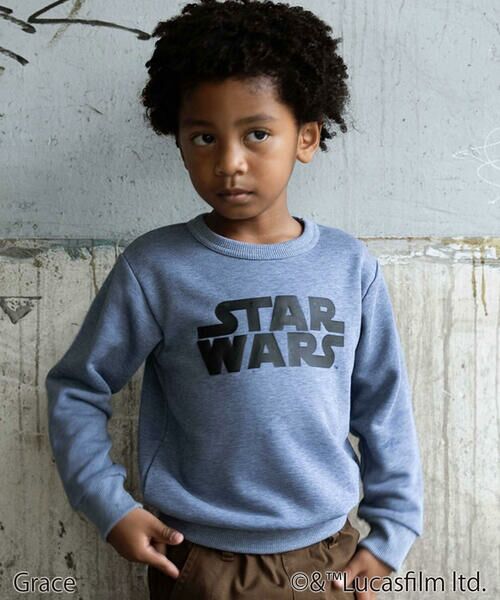 WASK / ワスク スウェット | 【STAR WARS】R2-D2 & C-3PO / プリントトレーナー (100~160cm) | 詳細9
