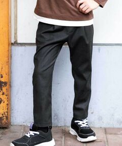 WASK / ワスク チノ・ワークパンツ | メランジタックテーパードパンツ(100~160cm)