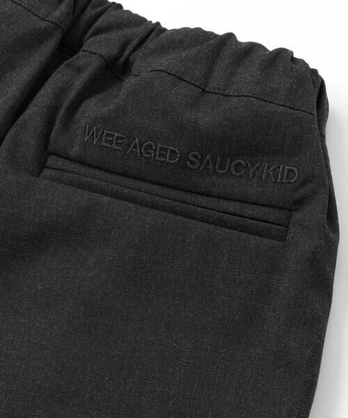 WASK / ワスク チノ・ワークパンツ | メランジタックテーパードパンツ(100~160cm) | 詳細8