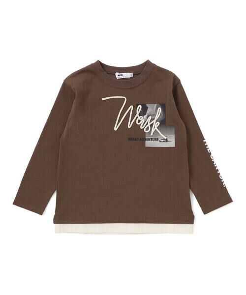 WASK / ワスク Tシャツ | レイヤード風コードTシャツ(100~160cm) | 詳細12