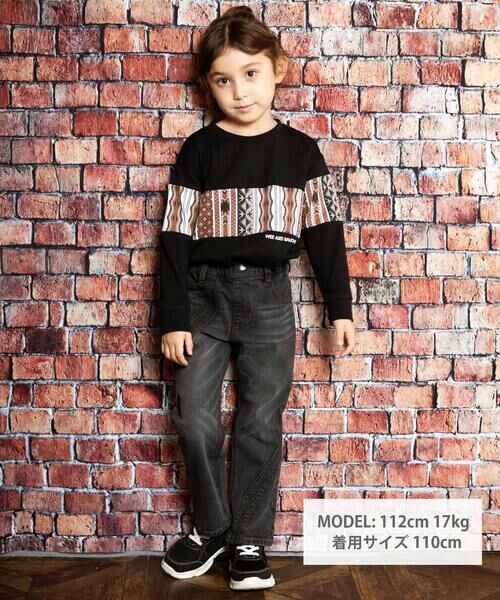 WASK / ワスク Tシャツ | ネイティブ柄プリントTシャツ(110~160cm) | 詳細2