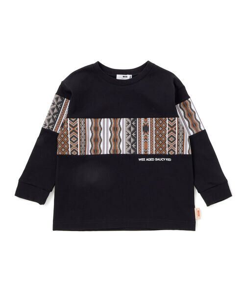 WASK / ワスク Tシャツ | ネイティブ柄プリントTシャツ(110~160cm) | 詳細6