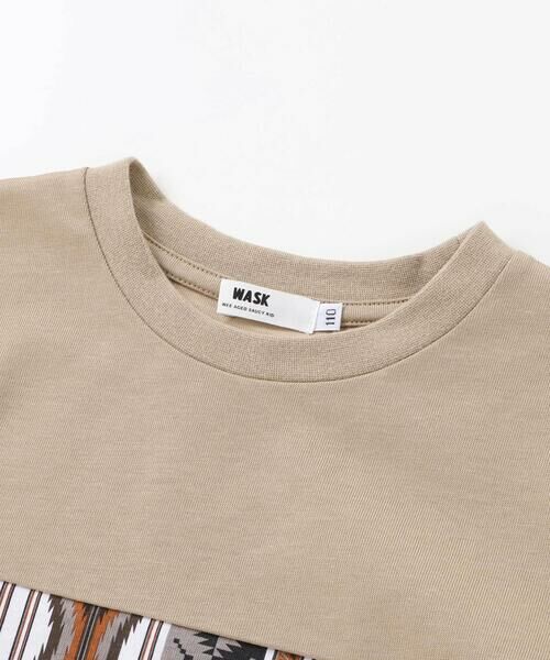 WASK / ワスク Tシャツ | ネイティブ柄プリントTシャツ(110~160cm) | 詳細10