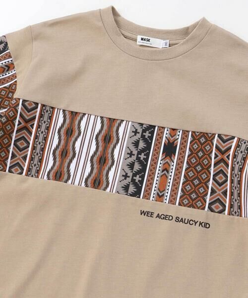 WASK / ワスク Tシャツ | ネイティブ柄プリントTシャツ(110~160cm) | 詳細11