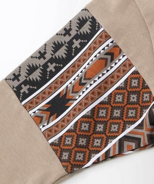 WASK / ワスク Tシャツ | ネイティブ柄プリントTシャツ(110~160cm) | 詳細12