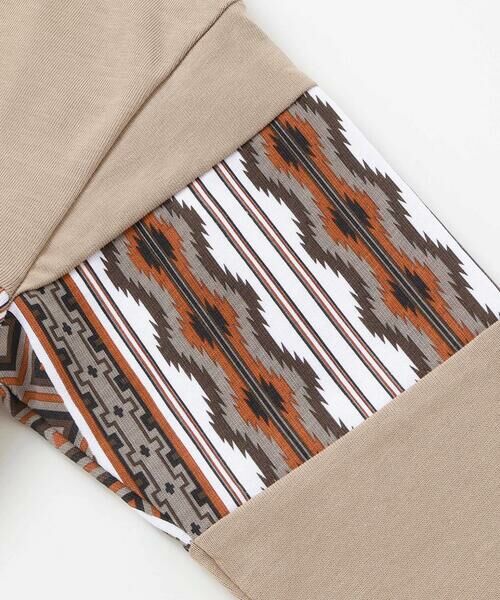 WASK / ワスク Tシャツ | ネイティブ柄プリントTシャツ(110~160cm) | 詳細13