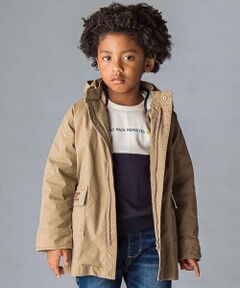 WASK / ワスク その他アウター | リップストップ＆ボア３WAYコート(110~160cm)