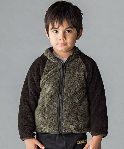 WASK / ワスク その他アウター | リップストップ＆ボア３WAYコート(110~160cm) | 詳細2