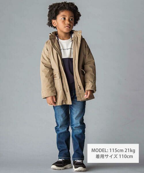 WASK / ワスク その他アウター | リップストップ＆ボア３WAYコート(110~160cm) | 詳細18