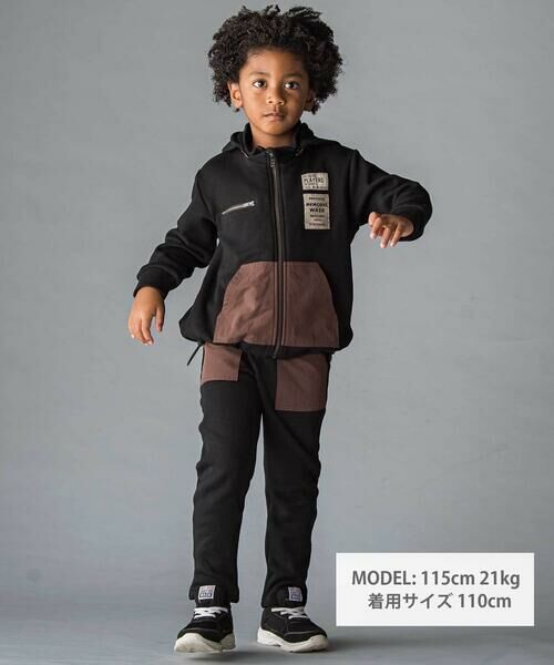 WASK / ワスク パーカー | ドロストパーカー(100~160cm) | 詳細1