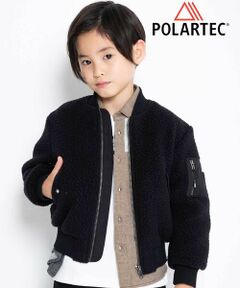 WASK / ワスク ノーカラージャケット | MA1リバーシブルボアブルゾン(110~160cm)