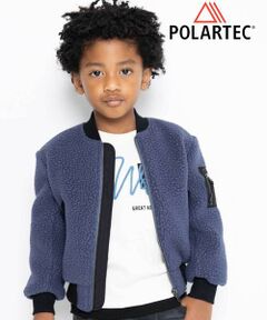 WASK / ワスク ノーカラージャケット | MA1リバーシブルボアブルゾン(110~160cm)