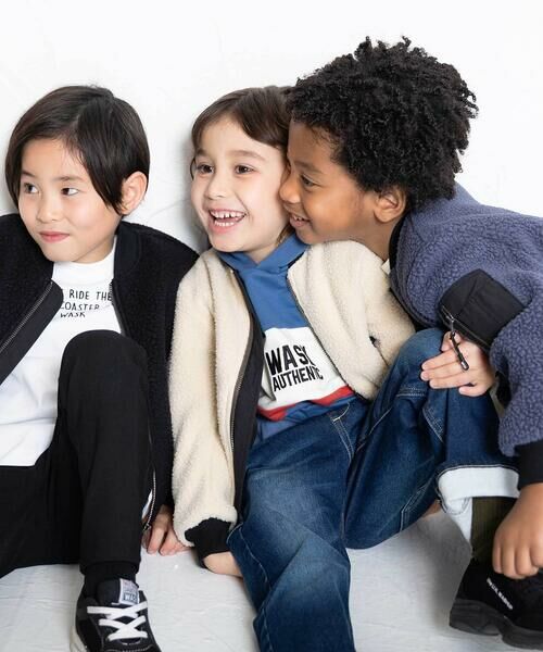 WASK / ワスク ノーカラージャケット | MA1リバーシブルボアブルゾン(110~160cm) | 詳細3