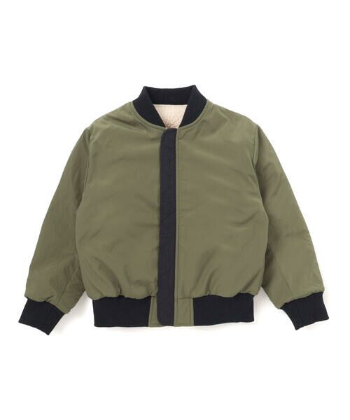 WASK / ワスク ノーカラージャケット | MA1リバーシブルボアブルゾン(110~160cm) | 詳細6