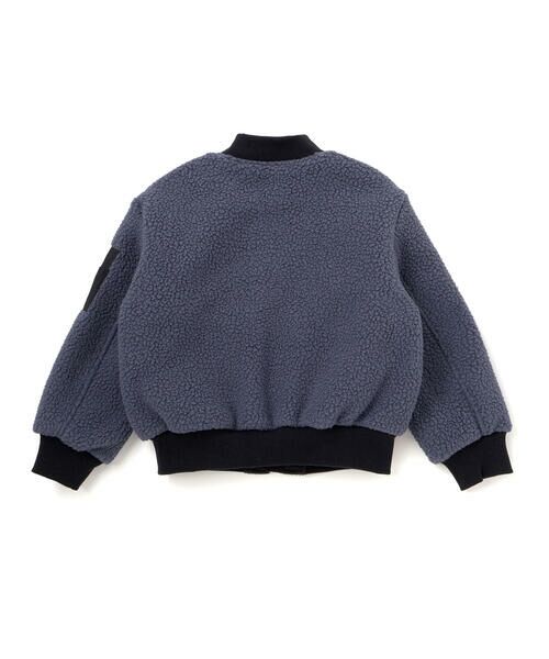 WASK / ワスク ノーカラージャケット | MA1リバーシブルボアブルゾン(110~160cm) | 詳細16