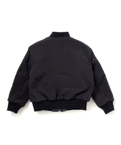 WASK / ワスク ノーカラージャケット | MA1リバーシブルボアブルゾン(110~160cm) | 詳細18