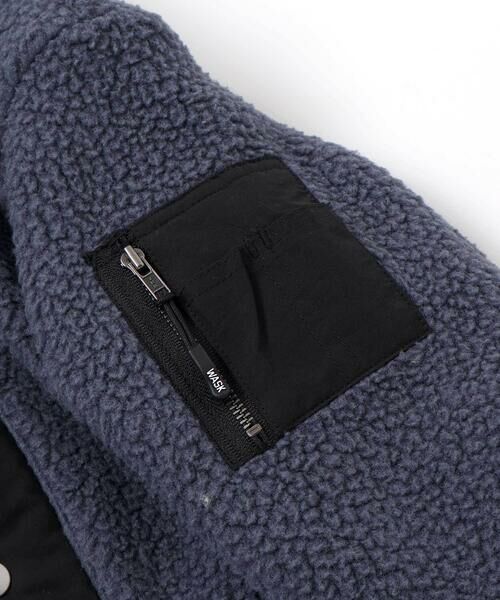 WASK / ワスク ノーカラージャケット | MA1リバーシブルボアブルゾン(110~160cm) | 詳細20
