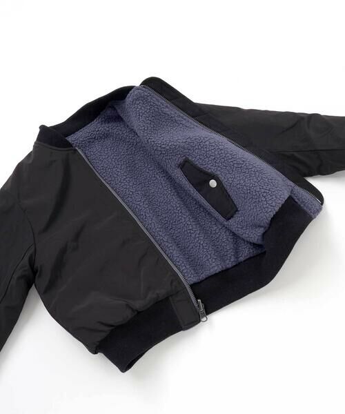 WASK / ワスク ノーカラージャケット | MA1リバーシブルボアブルゾン(110~160cm) | 詳細27