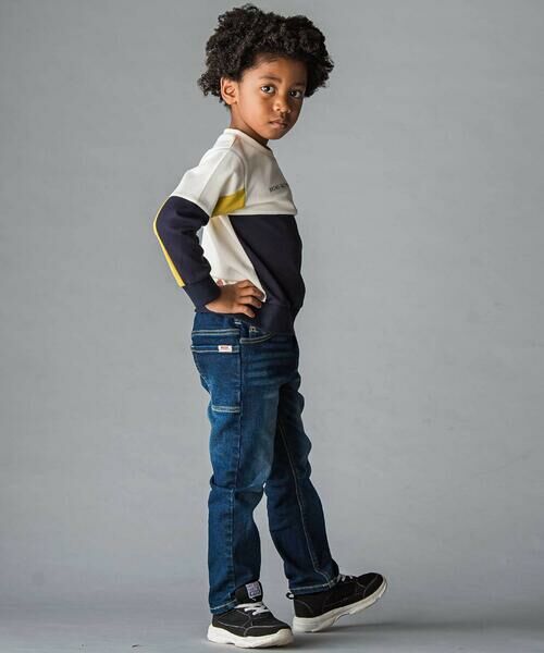 WASK / ワスク スウェット | ロゴプリント配色トレーナー(110~160cm) | 詳細2