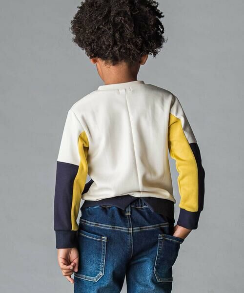 WASK / ワスク スウェット | ロゴプリント配色トレーナー(110~160cm) | 詳細4