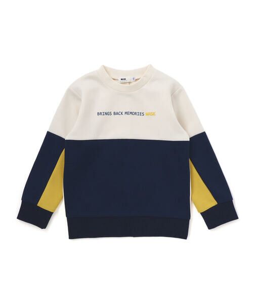 WASK / ワスク スウェット | ロゴプリント配色トレーナー(110~160cm) | 詳細5