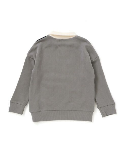 WASK / ワスク スウェット | ロゴ刺しゅう襟付きトレーナー(110~160cm) | 詳細6