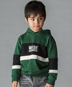 WASK / ワスク スウェット | 配色フーディミニ裏毛トレーナー