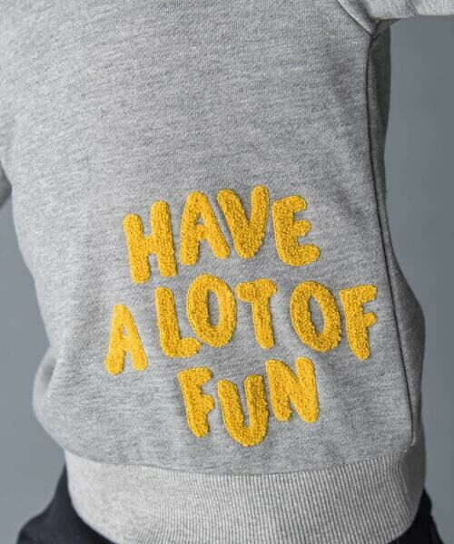 WASK / ワスク スウェット | ロゴ刺しゅう＆プリントトレーナー(100~160cm) | 詳細4