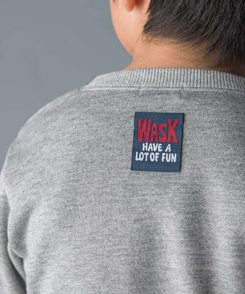 WASK / ワスク スウェット | ロゴ刺しゅう＆プリントトレーナー(100~160cm) | 詳細5
