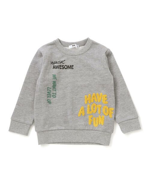 WASK / ワスク スウェット | ロゴ刺しゅう＆プリントトレーナー(100~160cm) | 詳細6