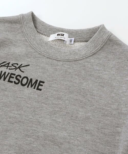 WASK / ワスク スウェット | ロゴ刺しゅう＆プリントトレーナー(100~160cm) | 詳細8
