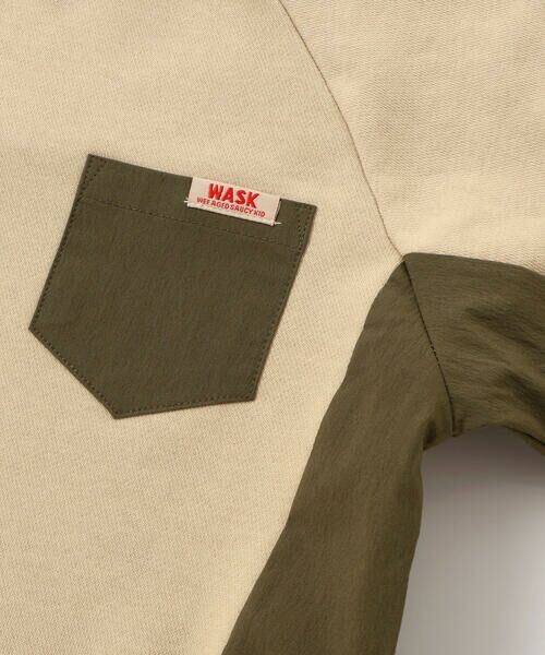 WASK / ワスク スウェット | ドロスト異素材トレーナー(100~160cm) | 詳細4