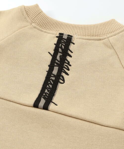WASK / ワスク スウェット | ドロスト異素材トレーナー(100~160cm) | 詳細8