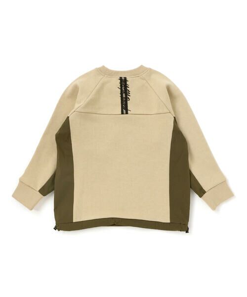 WASK / ワスク スウェット | ドロスト異素材トレーナー(100~160cm) | 詳細2