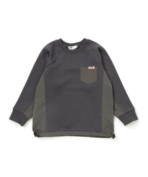 WASK / ワスク スウェット | ドロスト異素材トレーナー(100~160cm) | 詳細16