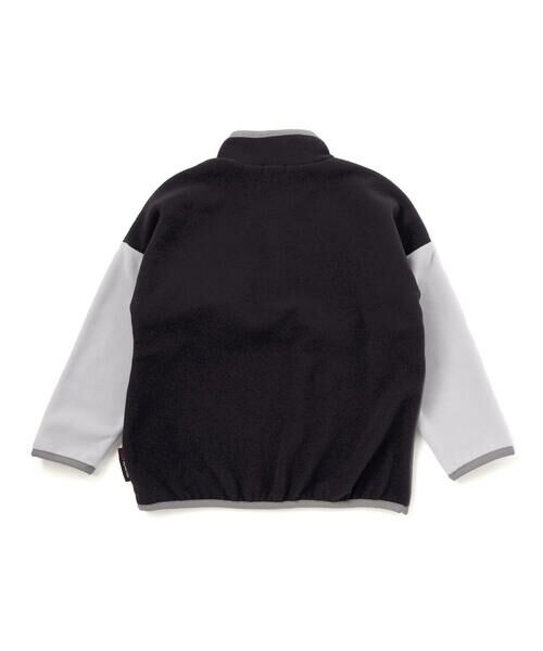 WASK / ワスク スウェット | 配色ハーフジップフリースプルオーバー(110~160cm) | 詳細4