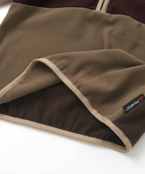 WASK / ワスク スウェット | 配色ハーフジップフリースプルオーバー(110~160cm) | 詳細14