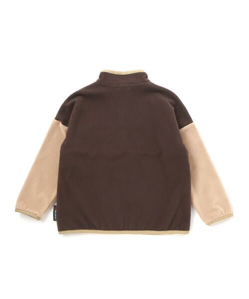 WASK / ワスク スウェット | 配色ハーフジップフリースプルオーバー(110~160cm) | 詳細8
