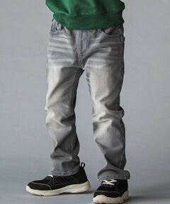 WASK / ワスク その他パンツ | BIGポケット裏起毛ストレッチデニムパンツ(100~160cm)