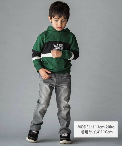 WASK / ワスク その他パンツ | BIGポケット裏起毛ストレッチデニムパンツ(100~160cm) | 詳細7