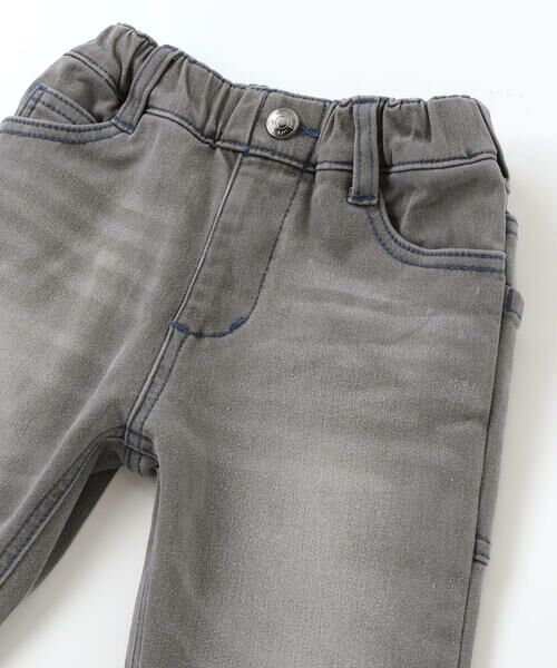 WASK / ワスク その他パンツ | BIGポケット裏起毛ストレッチデニムパンツ(100~160cm) | 詳細12