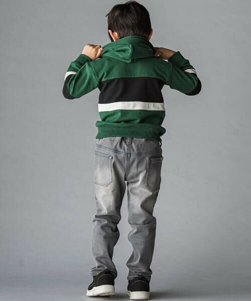 WASK / ワスク その他パンツ | BIGポケット裏起毛ストレッチデニムパンツ(100~160cm) | 詳細8