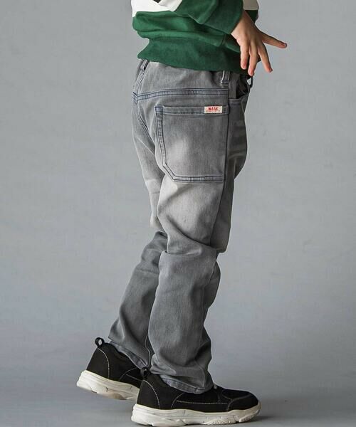 WASK / ワスク その他パンツ | BIGポケット裏起毛ストレッチデニムパンツ(100~160cm) | 詳細9