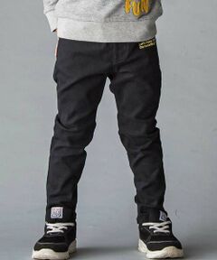 WASK / ワスク デニムパンツ | ロゴ刺しゅうストレッチデニムパンツ(100~160cm)