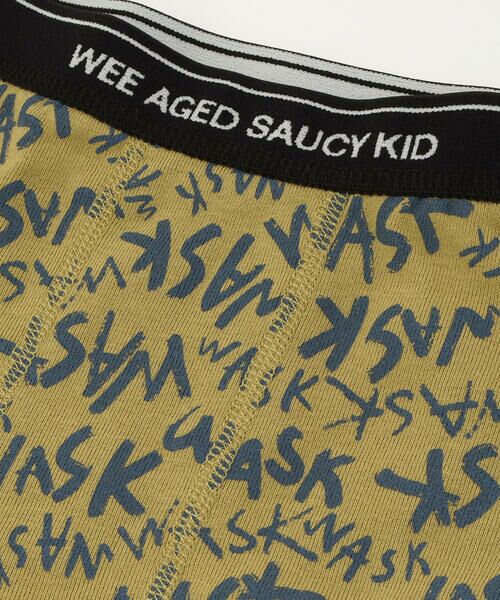 WASK / ワスク その他インナー・ルームウェア | 無地＆ロゴ柄２Pショーツ(100~160cm) | 詳細10