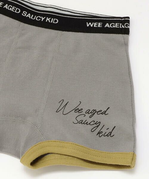 WASK / ワスク その他インナー・ルームウェア | 無地＆ロゴ柄２Pショーツ(100~160cm) | 詳細4