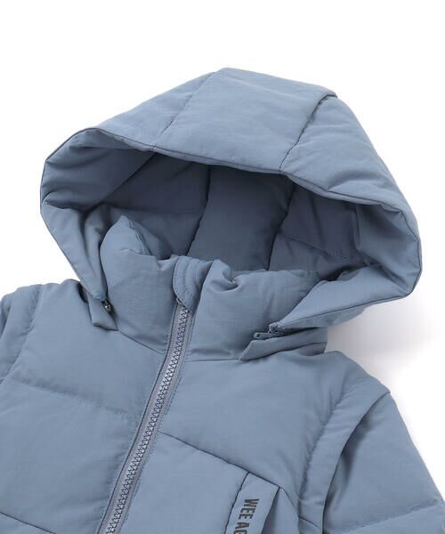 WASK / ワスク ダウンジャケット・ベスト | 袖・フードﾀ取り外しダウンジャケット(110~160cm) | 詳細14