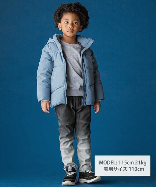 WASK / ワスク ダウンジャケット・ベスト | 袖・フードﾀ取り外しダウンジャケット(110~160cm) | 詳細8