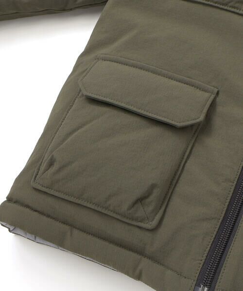 WASK / ワスク ノーカラージャケット | リップストップ&タイダイリバーシブルジャケット(110~160cm) | 詳細13